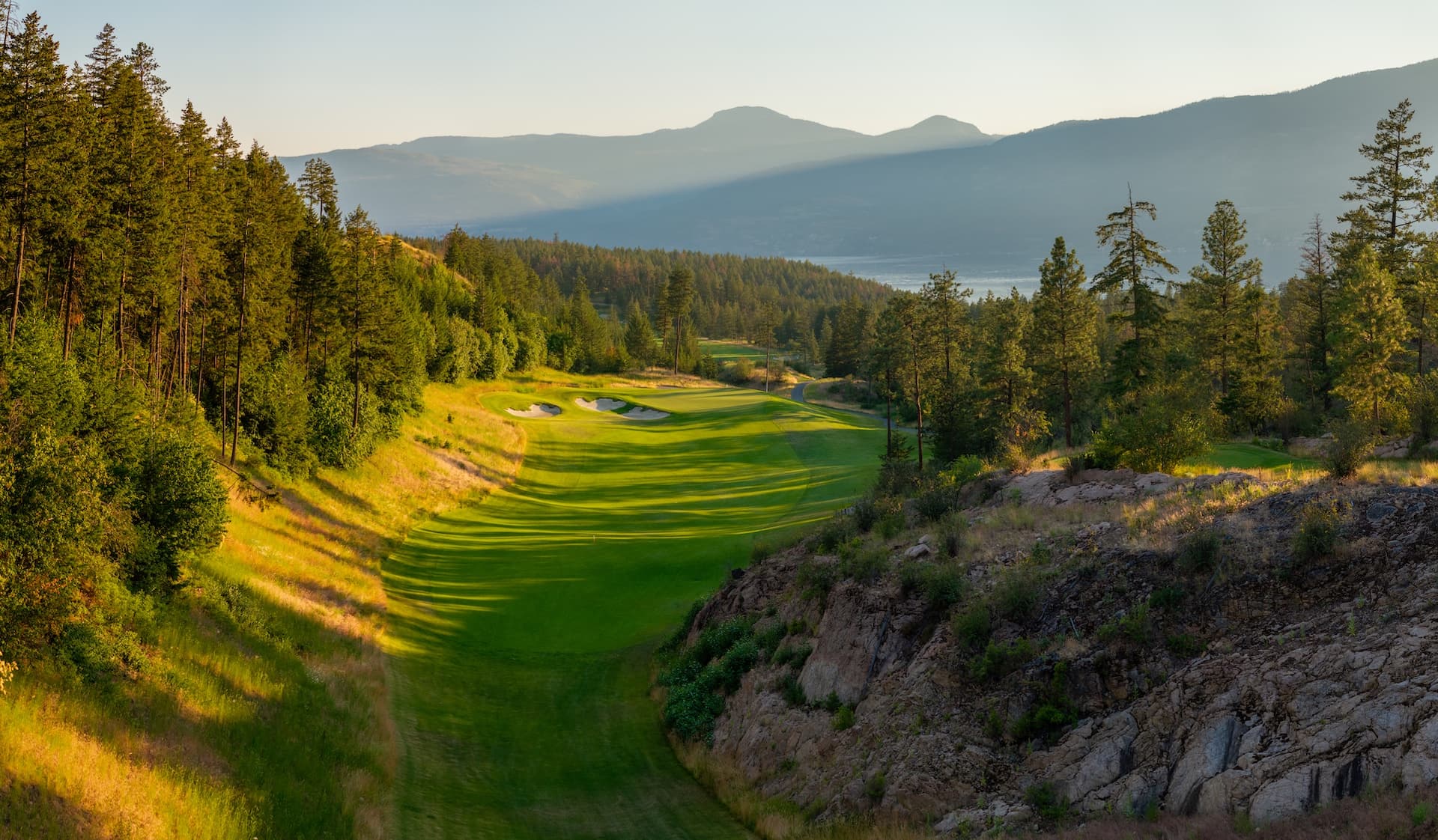 the ridge course in summer